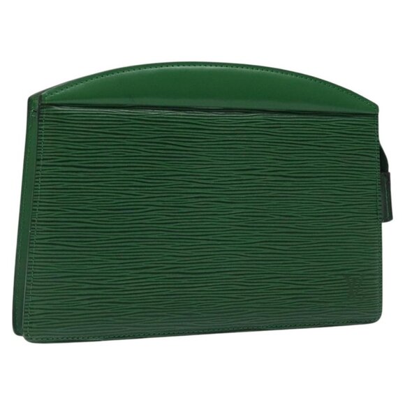 LOUIS VUITTON Epi Trousse Crete Pouch Green M48404 LV Auth ep8477 - Picture 1 of 16